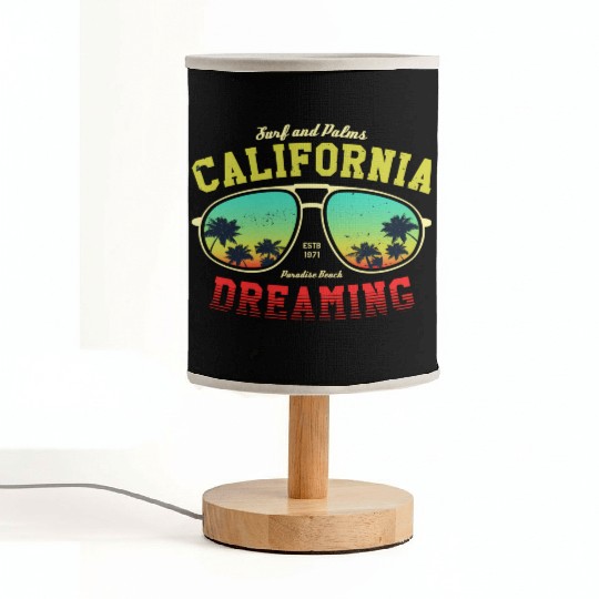 Los Angeles California Los Angeles Fabric Lamps