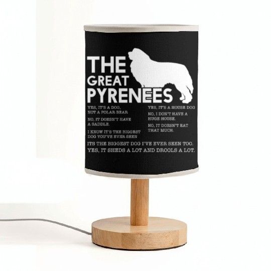 The Great Pyrenees Fabric Lamps