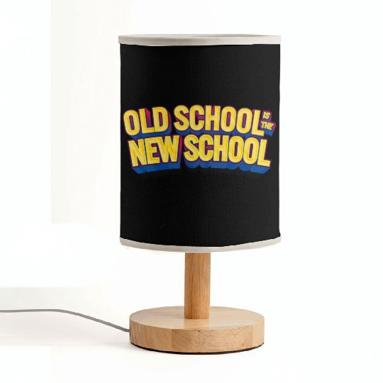 Old School is New School Fabric Lamps