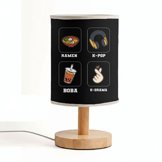K-pop Ramen Boba Musician Gift Fabric Lamps