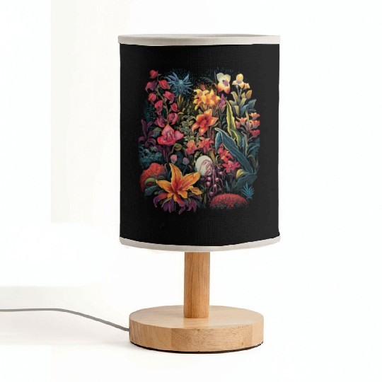 Orchids Flowers Garden Blossom Orchid Lover Fabric Lamps