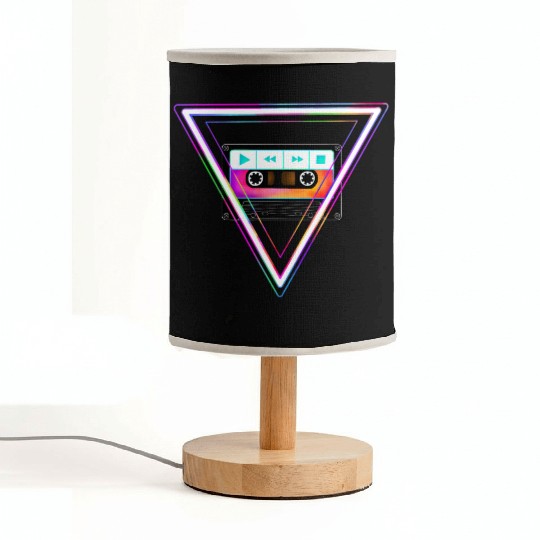 Totally Triangular 80s Cassette Tape Fabric Lamps