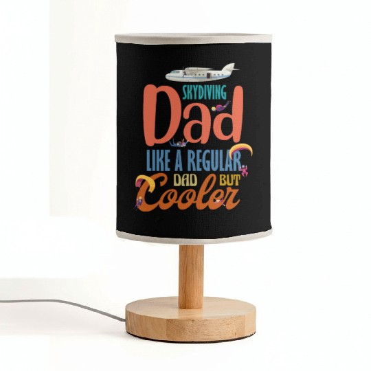 Skydiving Dad nostalgia Fabric Lamps