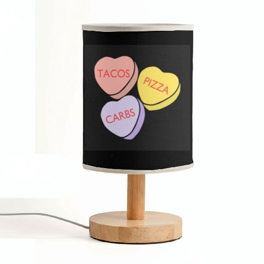 FRONTARTFunny Conversation Hearts Candy Fabric Lamps
