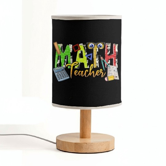 Math Teacher Fabric Lamps