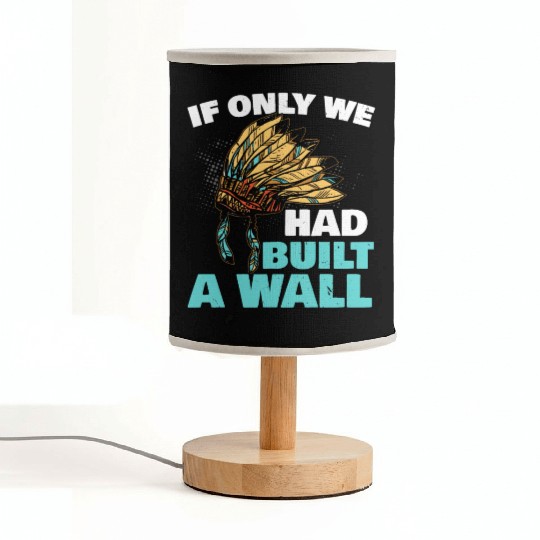 Aboriginal Indians Indigenous Native American Day Fabric Lamps