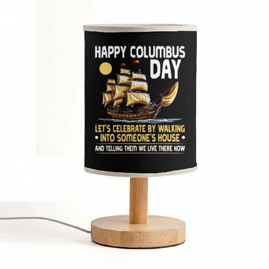 Aboriginal Indians Indigenous Native American Day Fabric Lamps