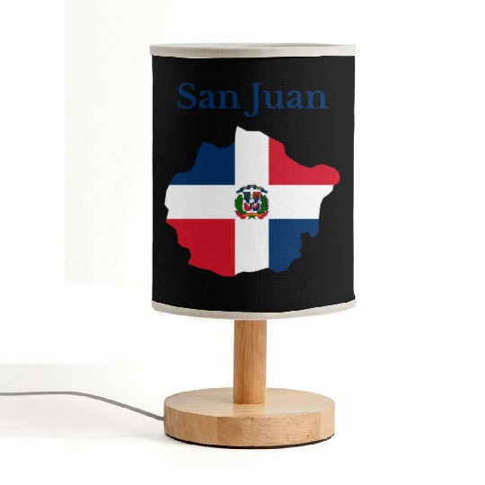 San Juan Province Dominican Republic Fabric Lamps