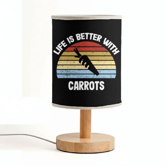 Carrot Fabric Lamps