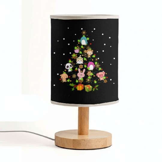Kawaii Anime Tree Decor Winter Japanese Ornat Swea Fabric Lamps