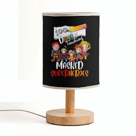 100 Days of Teaching Masked Superheroes Virtual Fabric Lamps