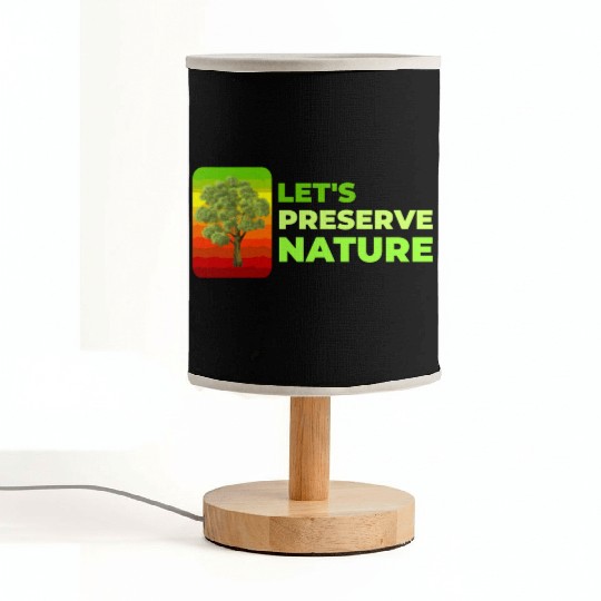 Lets preserve Nature nostalgia Fabric Lamps