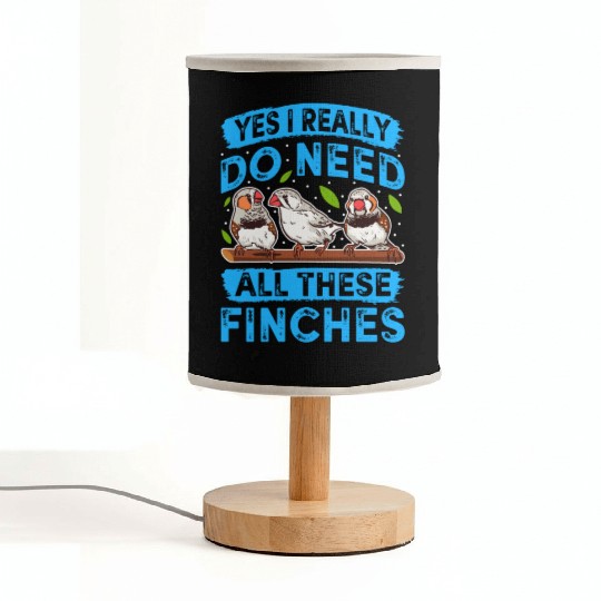 Bird lover Yes I really do need all these Finches Fabric Lamps