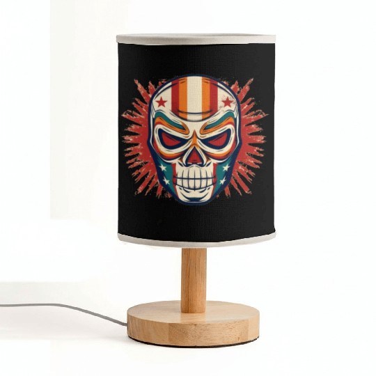 Lucha Libre Mexican Wrestling Mask Luchador Fabric Lamps