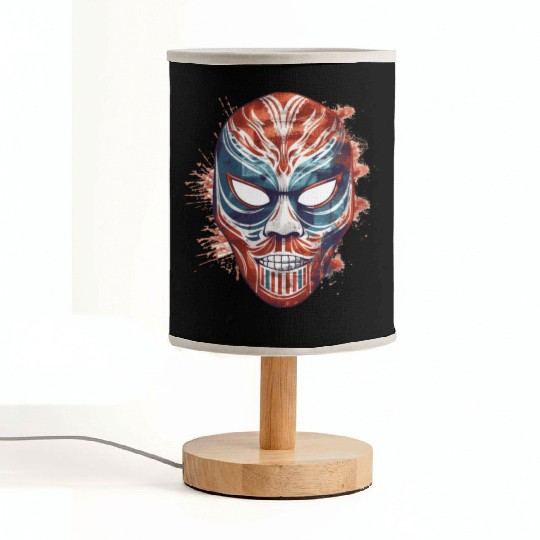 Lucha Libre Mexican Wrestling Mask Luchador Fabric Lamps