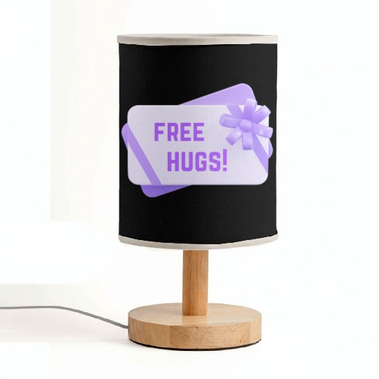 Free Free Hugs Gift Card funny Fabric Lamps
