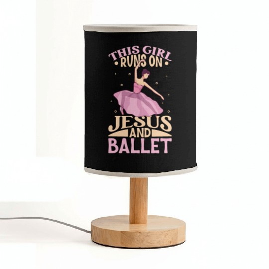 Ballet Ballerina Dance Dancer Dancing Ballet Gift Fabric Lamps