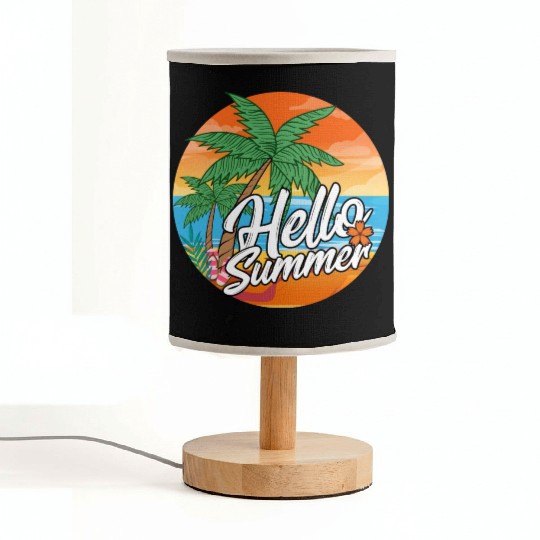 Hello Summer Fabric Lamps