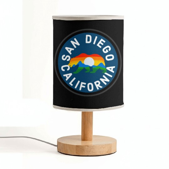 San Diego California Fabric Lamps