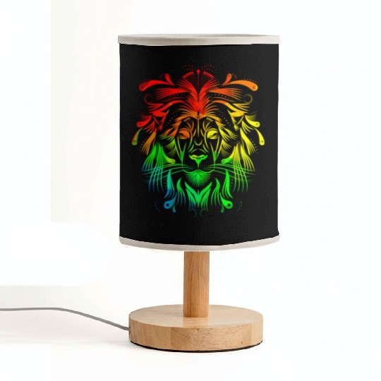 Geometrical Lion Fabric Lamps