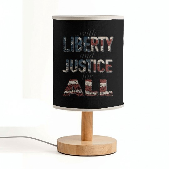 Liberty and Justice design Fabric Lamps