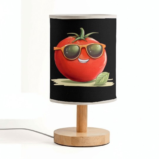 Tomato Gardening Gardener Vegan Fruit Vegetable Fabric Lamps