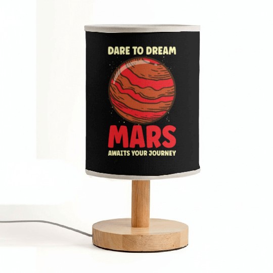 Mars Explore Astronaut Astronomy Solar System Fabric Lamps