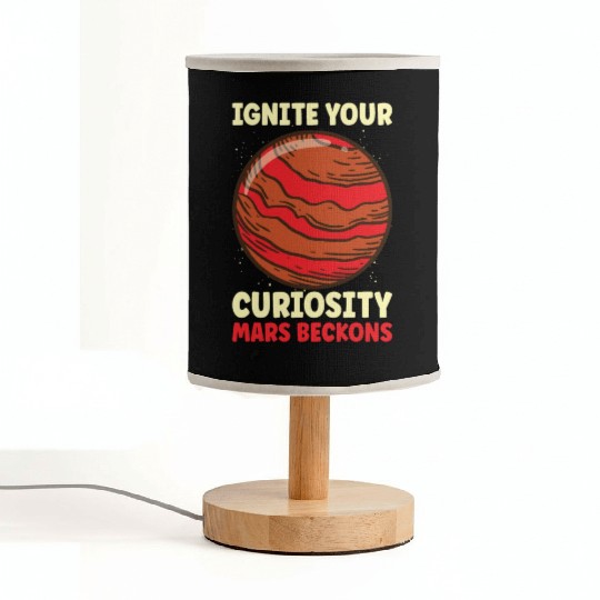 Mars Explore Astronaut Astronomy Solar System Fabric Lamps