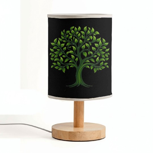 Tree, Family Reunion, tree logo Fabric Lamps