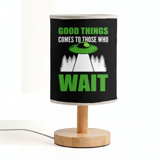 Those Who Wait Hopeful Person Gift Fabric Lamps