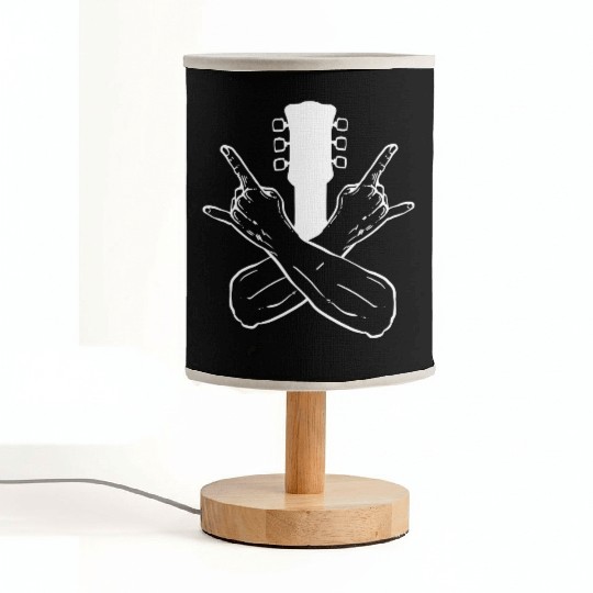 Rock Crossed Hand Orchestra Member Gift Fabric Lamps