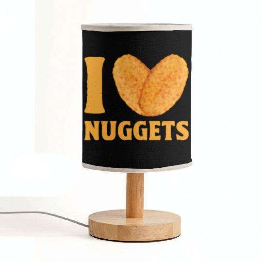I Love Chicken Nuggets Fabric Lamps