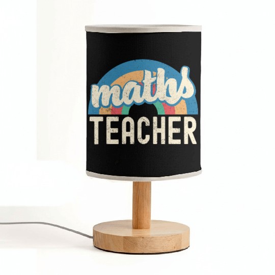 Math Teacher Perfect Gift For Back To School Fabric Lamps