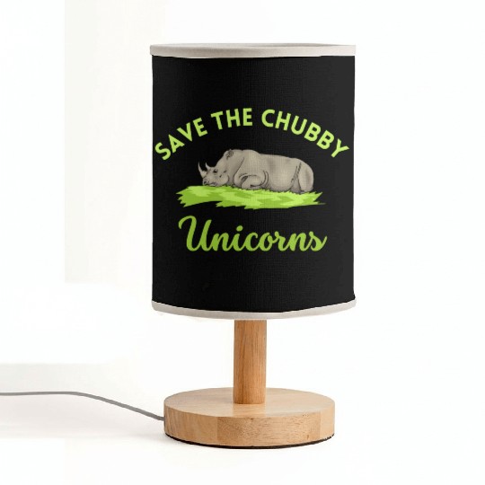 Save The Chubby Rhinos Save The Rhinos Sleeping Fabric Lamps