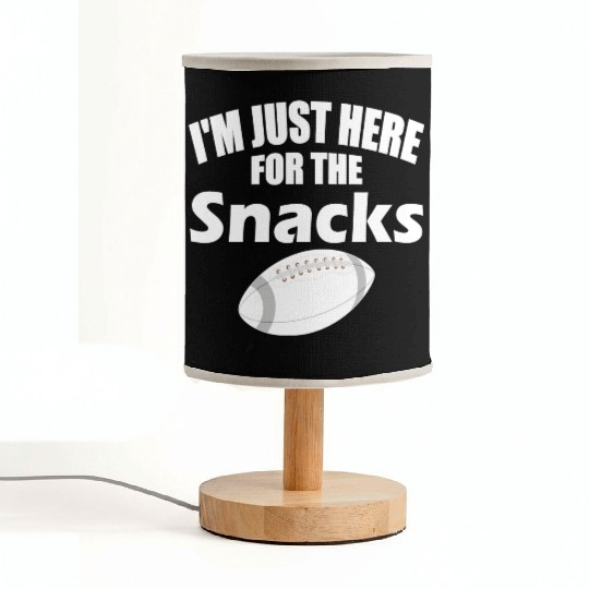 I m Just Here For The Snacks Funny Fantasy Fabric Lamps