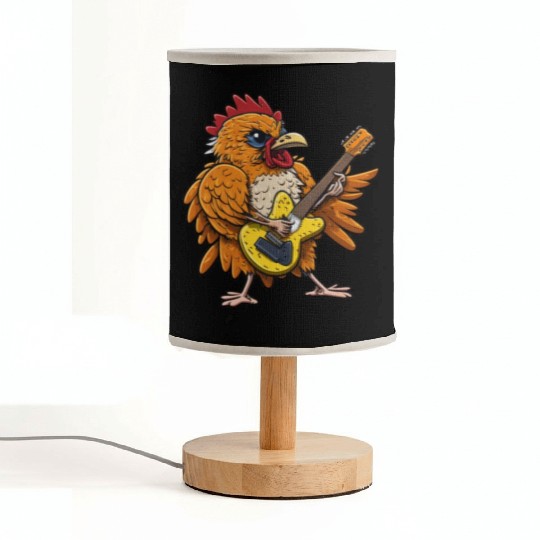 Groovy Cheese: Strumming to Cheesy Melodies Fabric Lamps