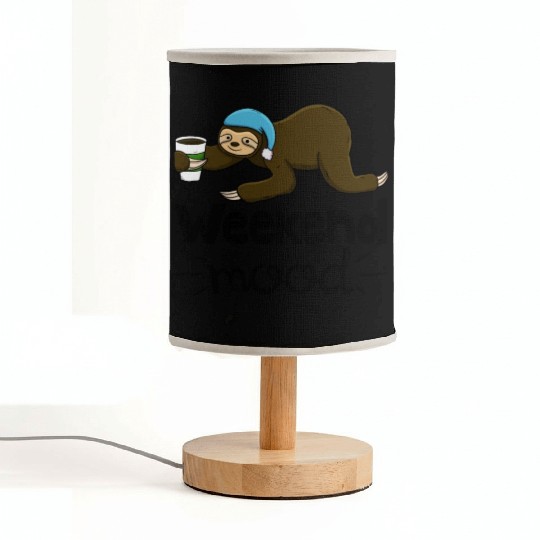 Weekend Mood Sloth Fabric Lamps