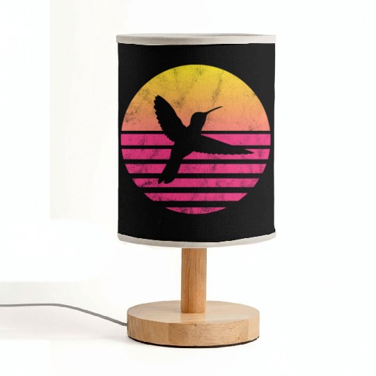 Hummingbird Fabric Lamps