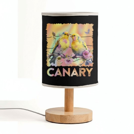 Canaries Canary Bird Lovers singing Birds Fabric Lamps