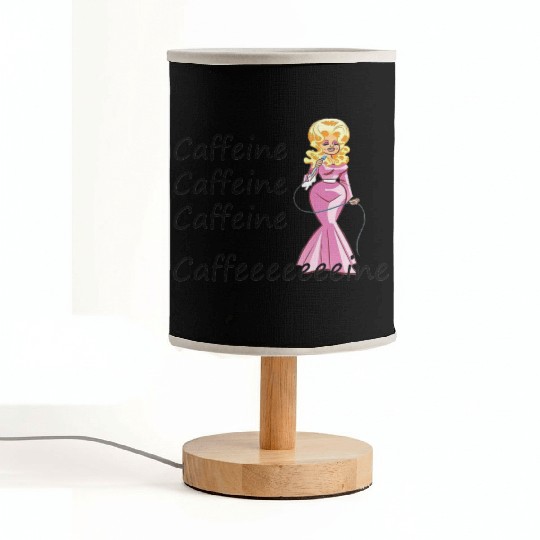 Dolly Parton fan; coffee drinker; caffeine Fabric Lamps