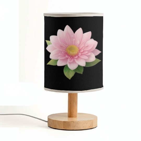 Lovely Pink Little Flower - Water Lily Fabric Lamps