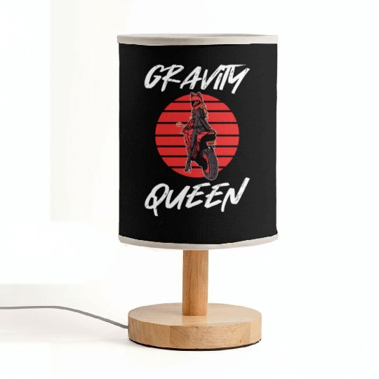 Gravity Queen Mountainbike Dirt Bike Fabric Lamps