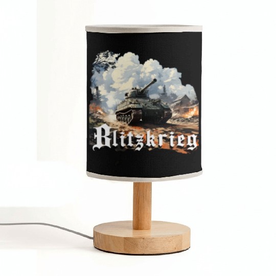 World War 2 Blitzkrieg Fabric Lamps