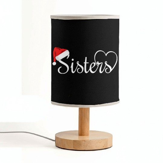 I Love My Sister Cute Sister Christmas Fabric Lamps