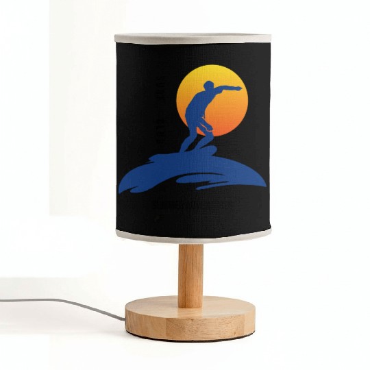 Summer Adventures Surf Club Fabric Lamps