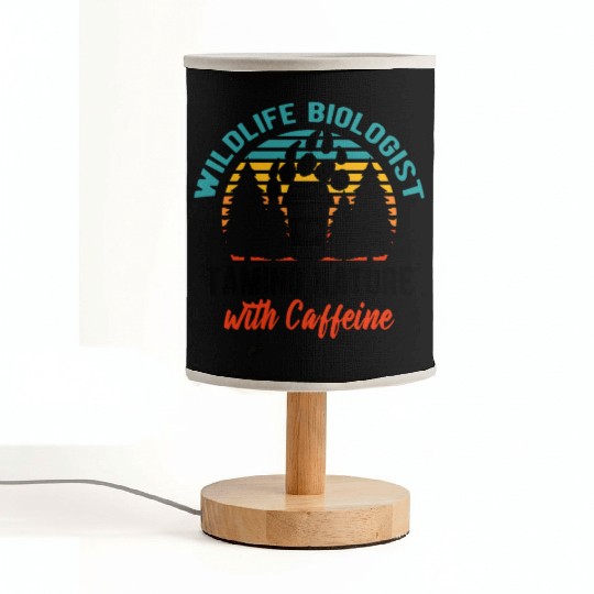 Wildlife Biologist Taming Nature with Caffeine Fabric Lamps