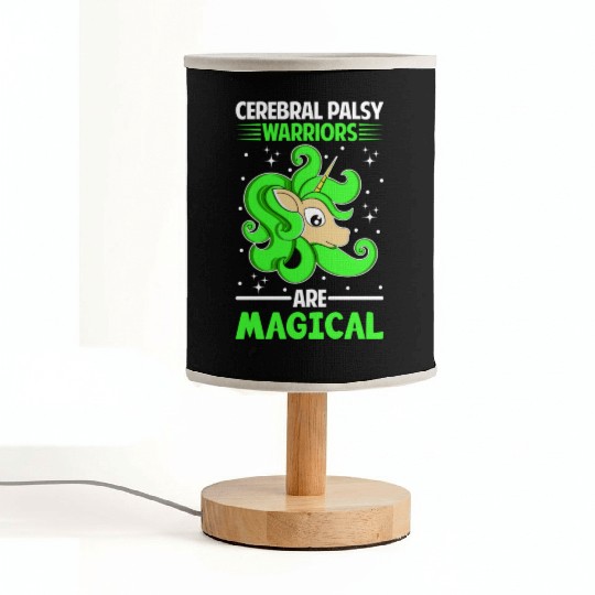 Cerebral Palsy Warriors Are Magical Unicorn Lover Fabric Lamps