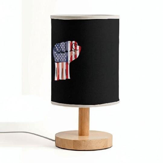 American Pride America US Flag Grown American Fabric Lamps