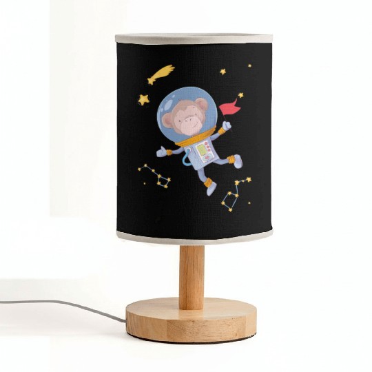 Astronaut Space Monkey Galaxy For Fabric Lamps