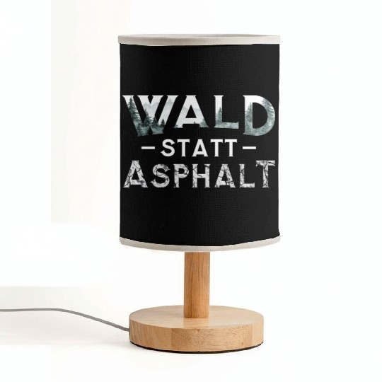 Forest Instead Of Asphalt Nature Fabric Lamps